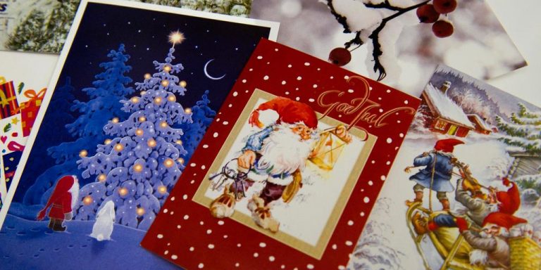 Julkort från Elinor Tandberg
