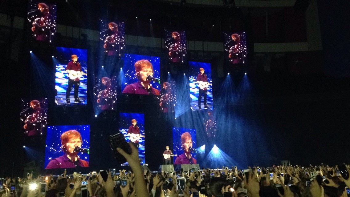 Multipel konsertkvalitet när Ed Sheeran kommer till Globen